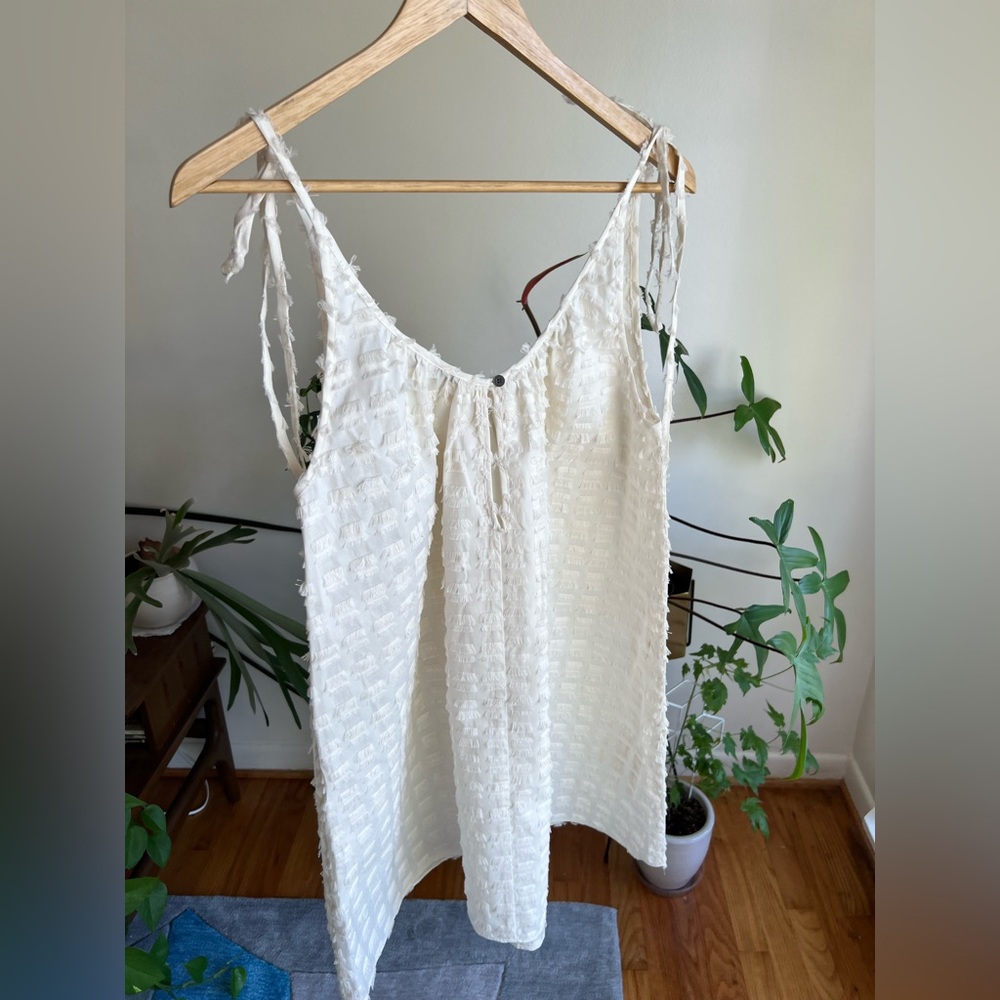 Madewell Havana Cover-Up Tie Strap Beach Dress